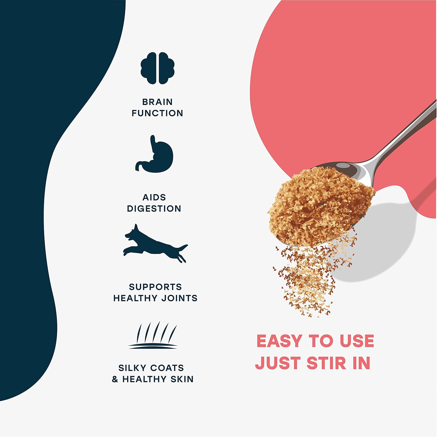 Vitafeed Daily Wellbeing Omega 3 Salmon Oil For Dogs Supplement. Natural Omega 3, 6 & 9