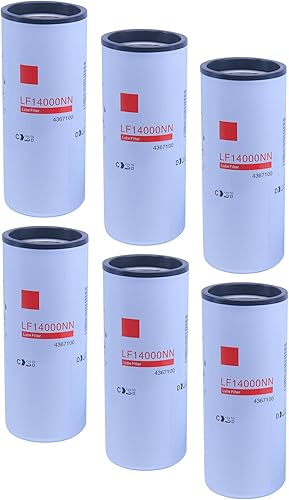 Miniatura 6 de LF14000NN Filtro de lubricante de aceite compatible con motores diésel Cummins ISX ISM QSX QSM QST ISX15 M11 que reemplaza 4367100, LF14001NN,