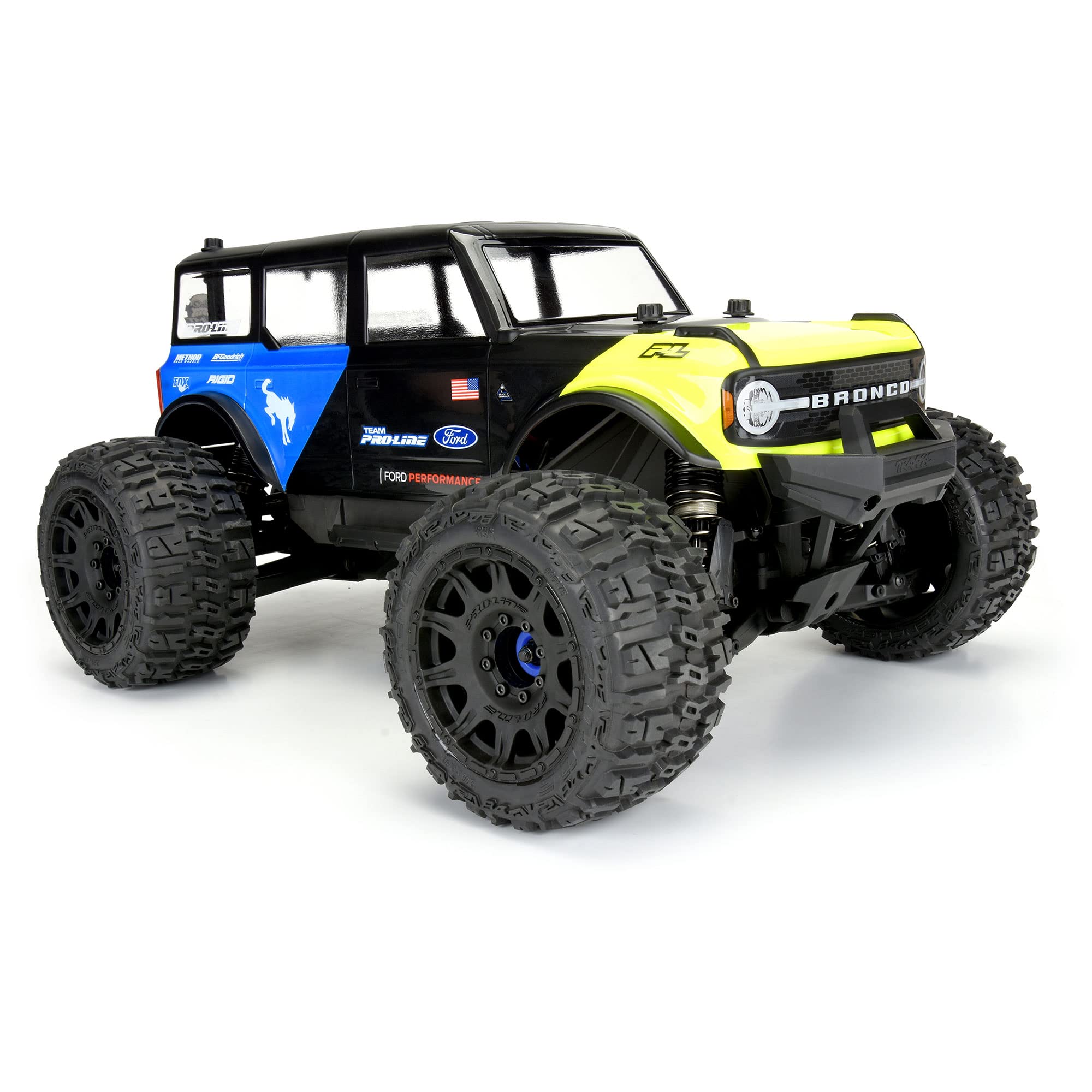 Pro-Line 1/8 2021 Ford Bronco Clear Body: MAXX, E-REVO 2.0
