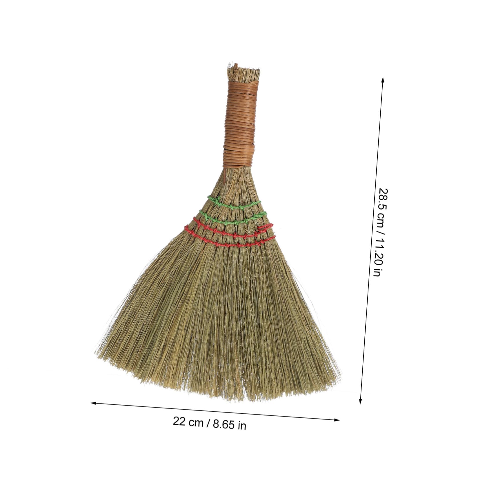 GOOHOCHY Dust Cleaner Scrubber Cleaning Brush Broom for Home Handmade Whisk Broom Dustpan Set