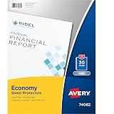 Avery Clear Economy Sheet Protectors, Top Load, 30 Document Protectors (74082) – view 1