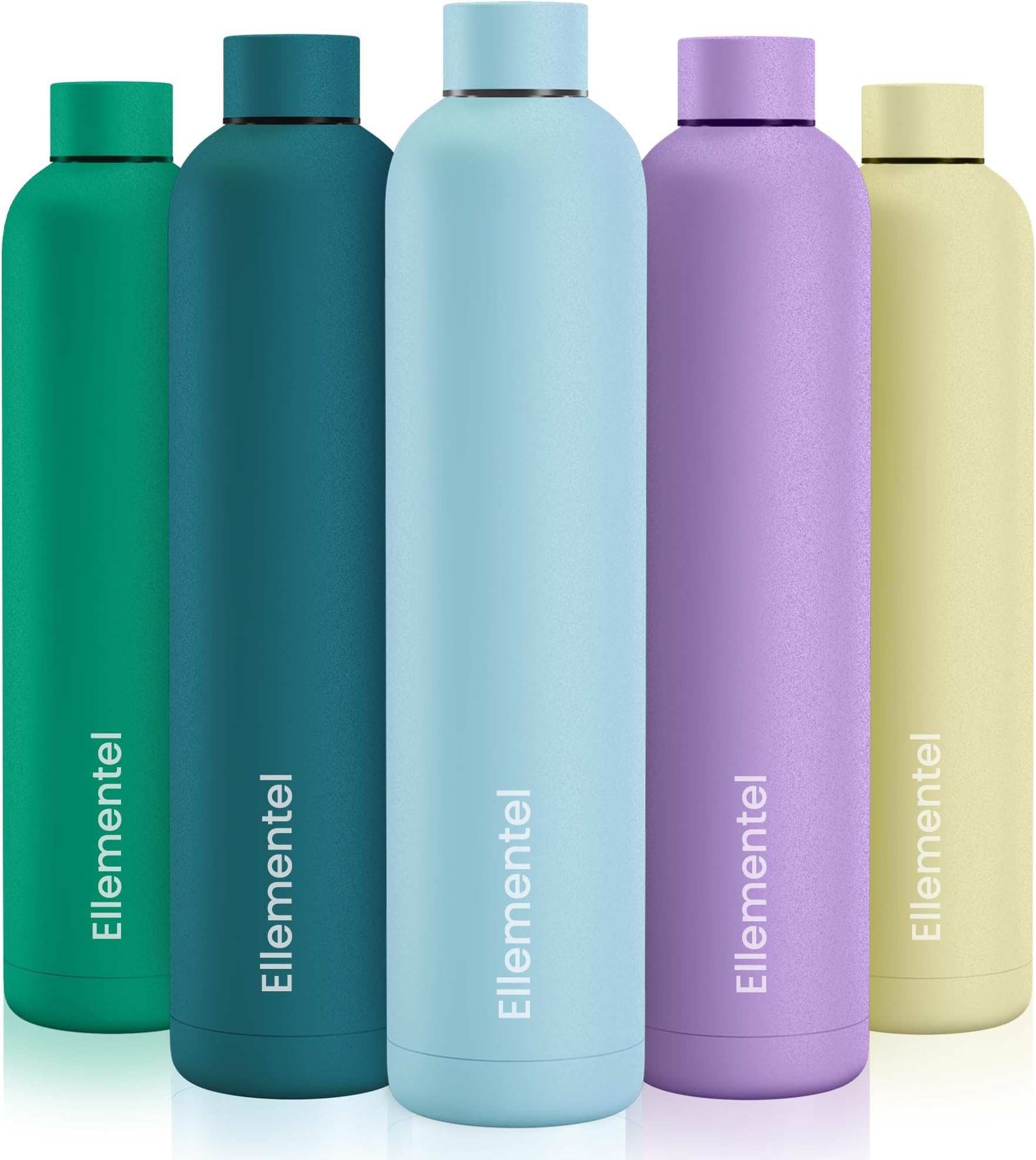 Stainless Steel Water Bottle Large 1000ML/32 OZ - Insulated Double Walled Flask for Hot & Cold Water, Leak-Proof BPA Free for Sports, Office and Gym