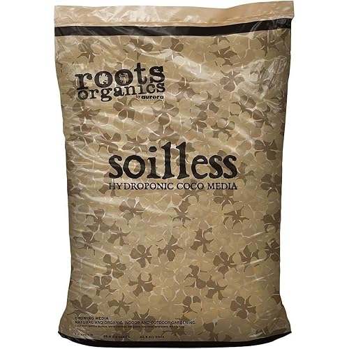 Roots Organics Soilless Coco Fiber Growing Mix, 1.5 Cu Ft/10 Gal
