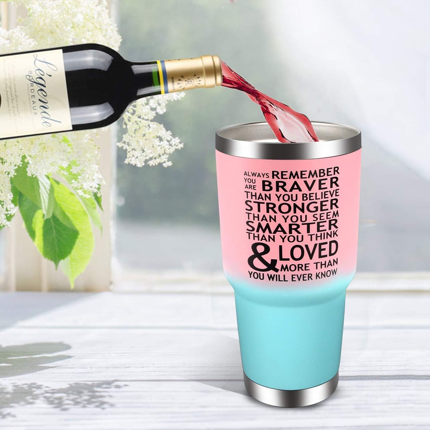 80% оƒƒ Dіѕсоunt Inspirational Tumbler Gift 30oz. Always Remember You Are Braver Than You Believe, Stronger, Smarter and Loved More Than You Will Ever Know for Women, Coworker Retirement by Cahermore Collections. Lіmіtеd Stосk Inspirational Tumbler Gift 30oz. Always Remember You Are Braver Than You Believe, Stronger, Smarter and Loved More Than You Will Ever Know for Women, Coworker Retirement by Cahermore Collections.