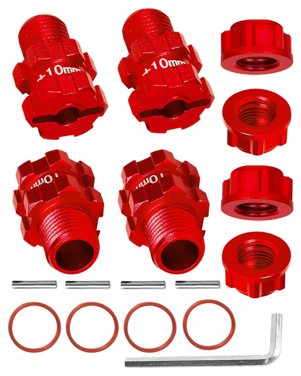 Adaptateurs de moyeu hexagonal contre l'usure Arrma Typhon 3S - 8