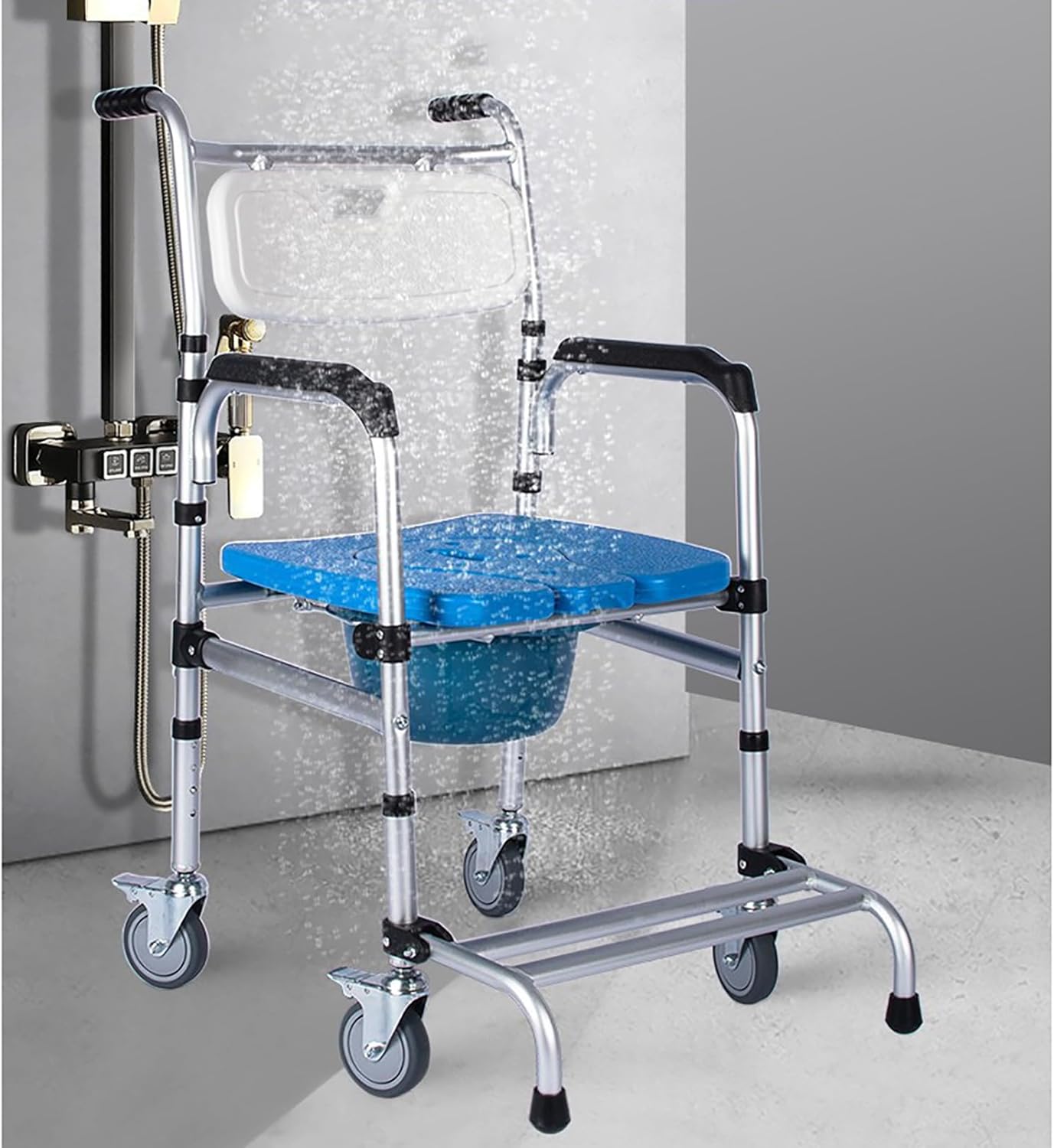 KMINA-シャワーチェア(150kg)、風呂椅子介護、お風呂椅子介護用