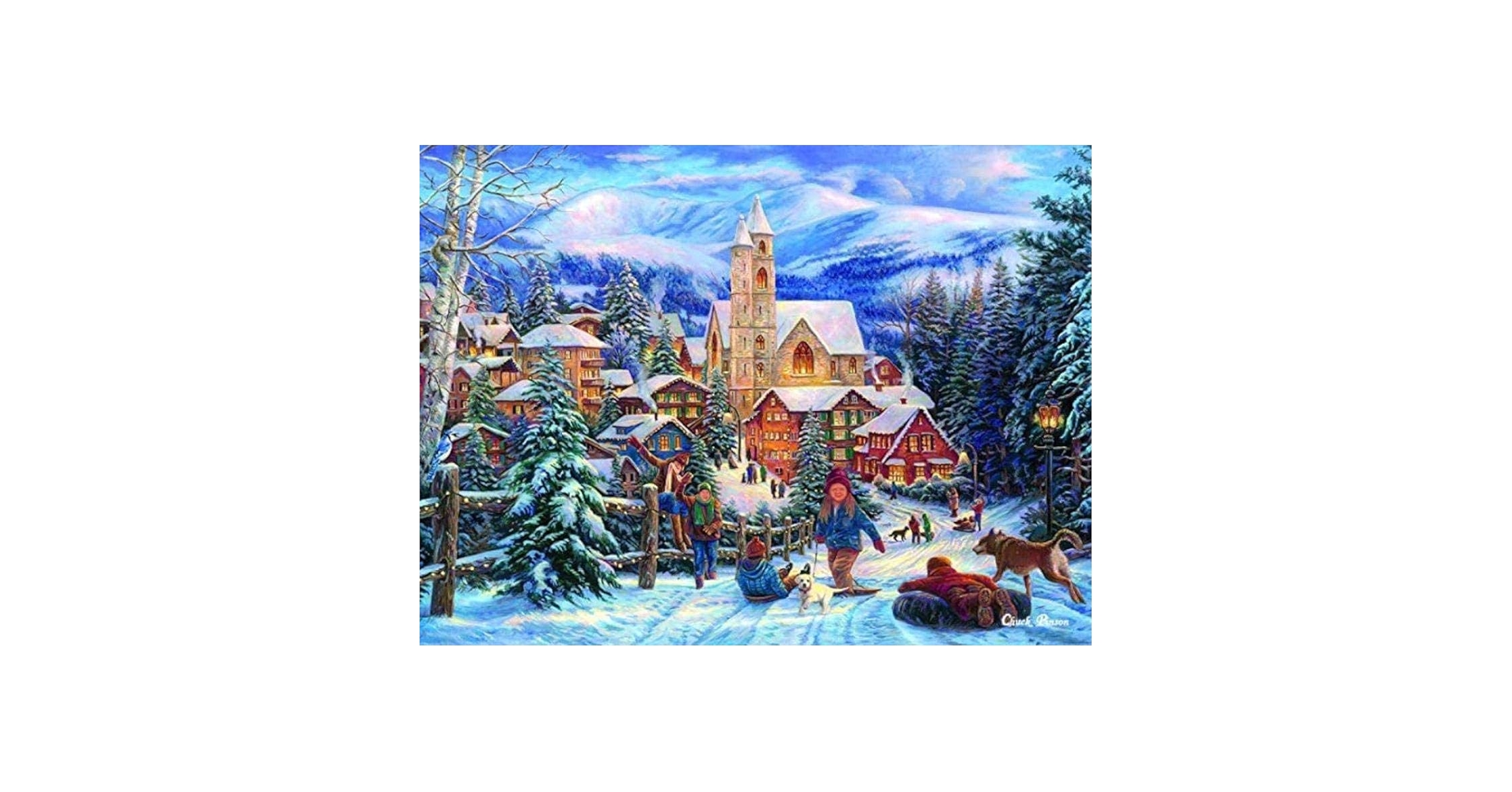 Amazon | 2000ピースの大人のパズルクリスマス各ピースは