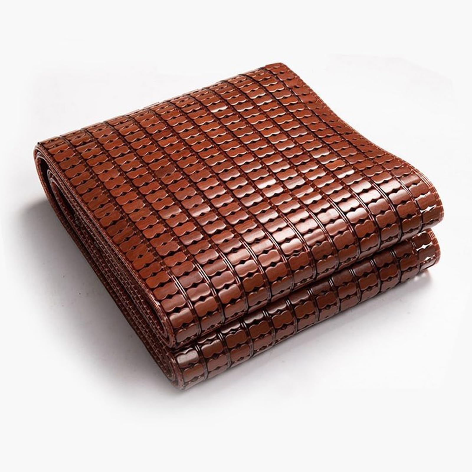 Bambus Sommer-schlafmatten,Bambusmatte Für Bett,Faltbare Bambus-kühlmatratze,Atmungsaktive Karbonisierte Mahjong Matte,für Schlafzimmer,Wohnzimmer,Sofa,Bett (60cm x 120cm)