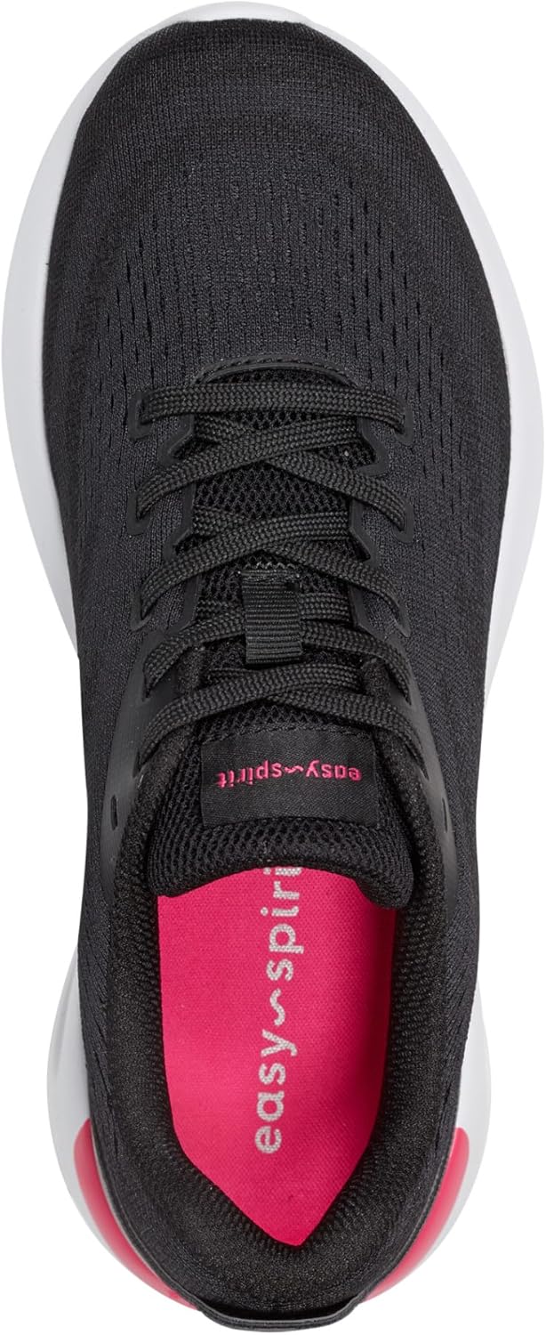Easy Spirit Women's Starlene Walking Sneaker, Black 10M - Image 5