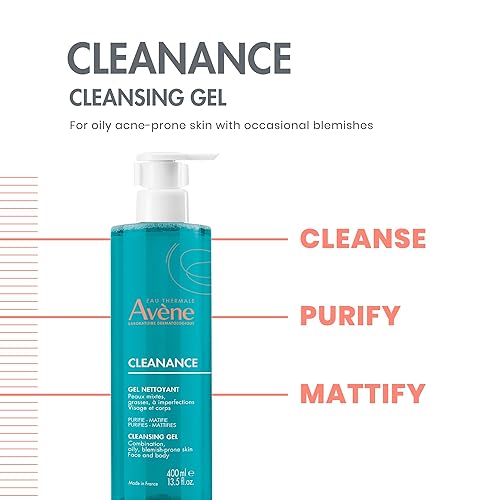 Miniatura 2 de Eau Thermale Avene Cleanance - Gel limpiador sin jabón para acné aceitoso cara y cuerpo sin alcohol