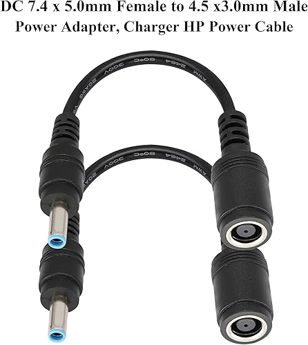 Miniatura 4 de Tip - Cable adaptador de corriente para laptop, CC de 0.291 in x 0.197 in, hembra a 0.177 in x 0.118 in, conector de carga macho, cable convertidor