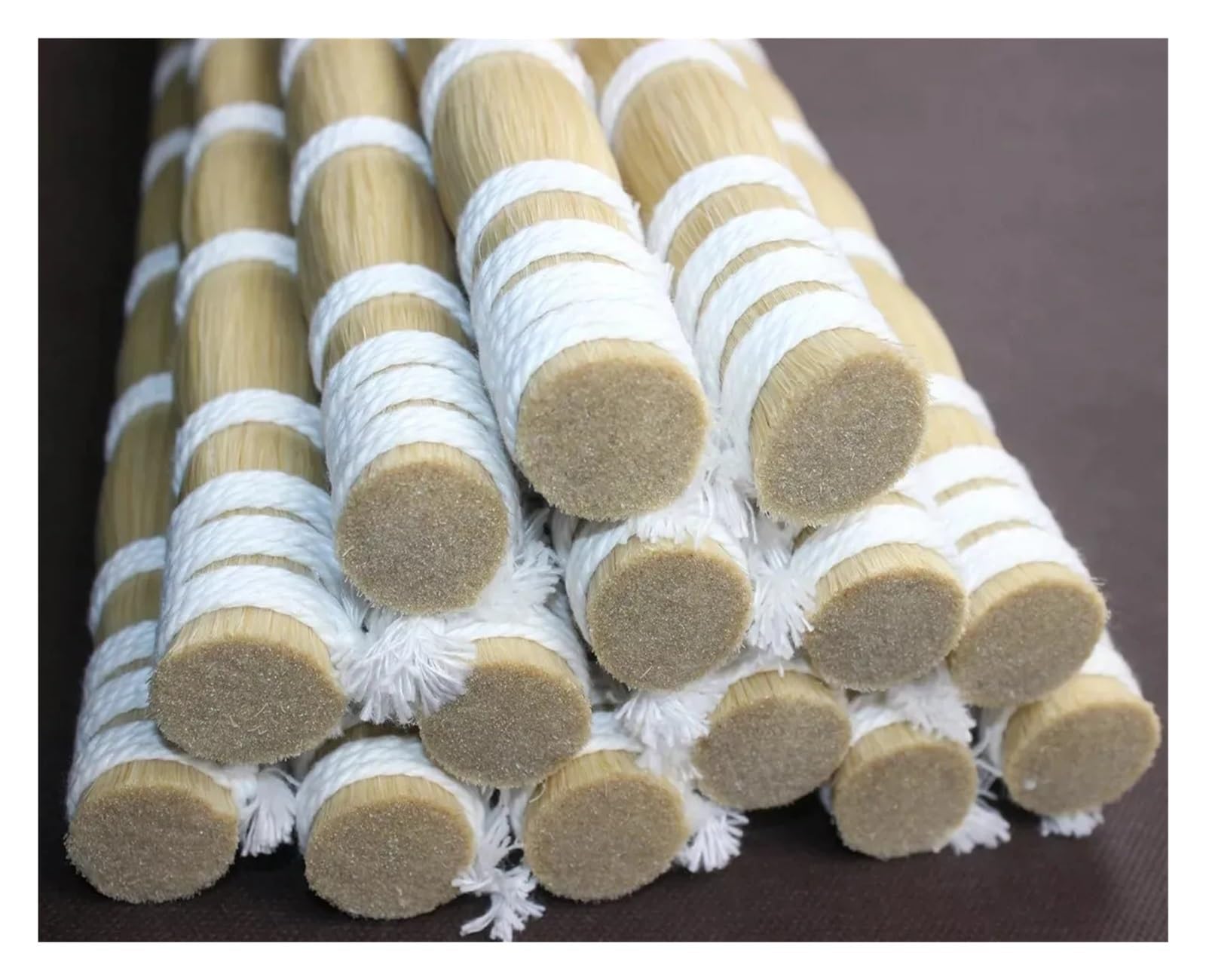 250g violonchelo blanco arco de violín pelo de caballo, cola de caballo DIY extendida 80-94cm, pelo de cola de caballo arco de Viola(86-88cm)