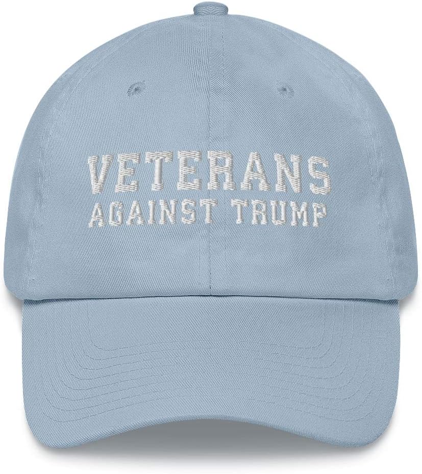 Veterans Against Trump Retro Flag Anti Trump Dump 45 2020 Baseball Hat
