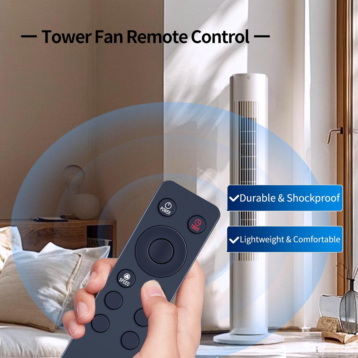 New Replaced Remote Control fit for Lasko S18961 S18635 U35115 2033667 2510 2511 2711 M18950 T38301 T32200 2033667A M16950 U35120 T36211 T37900 T38305 Oscillating Tower Fan