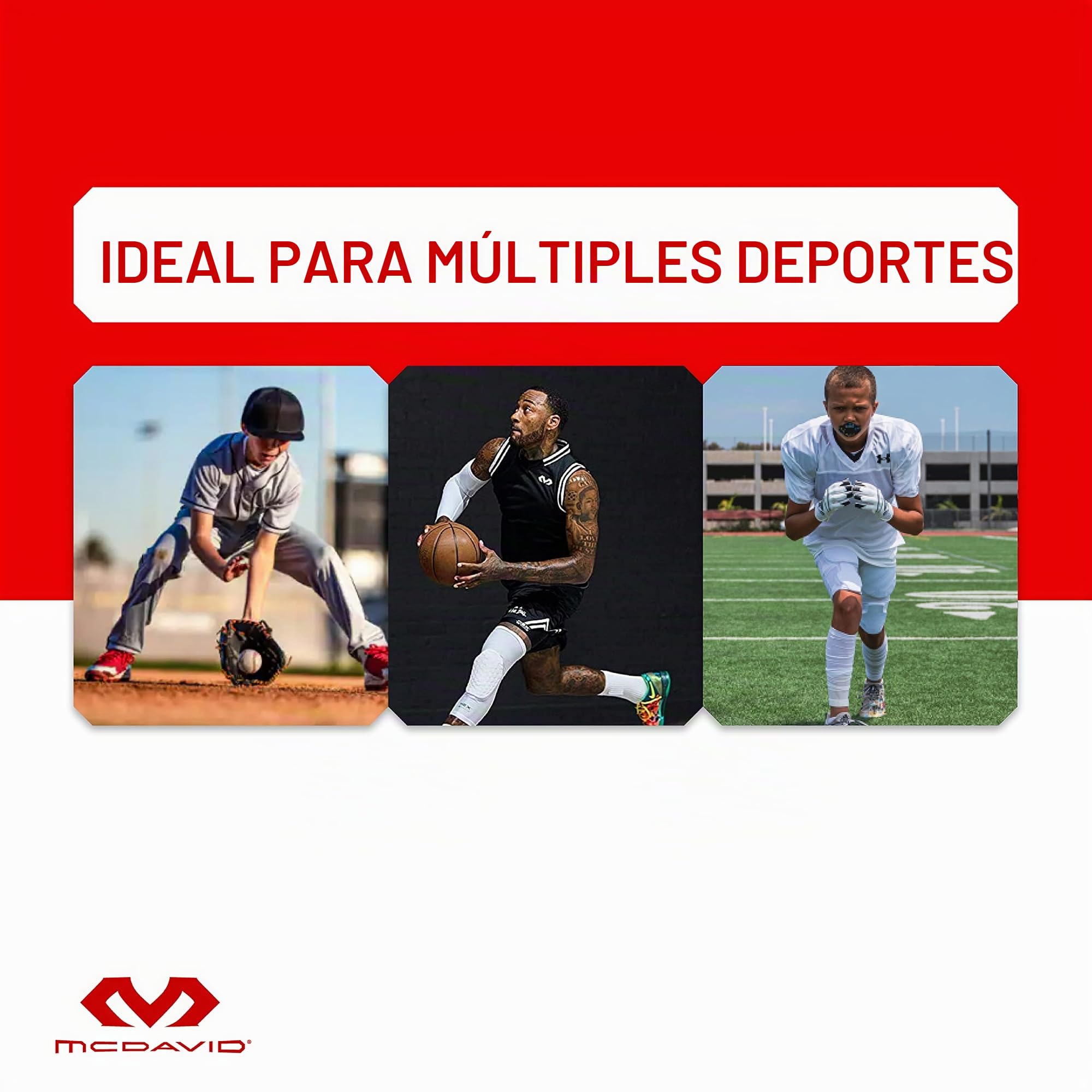 McDavid Pro Stabilizer - Protección de Rodilla de Tiro con Arco, Color 112