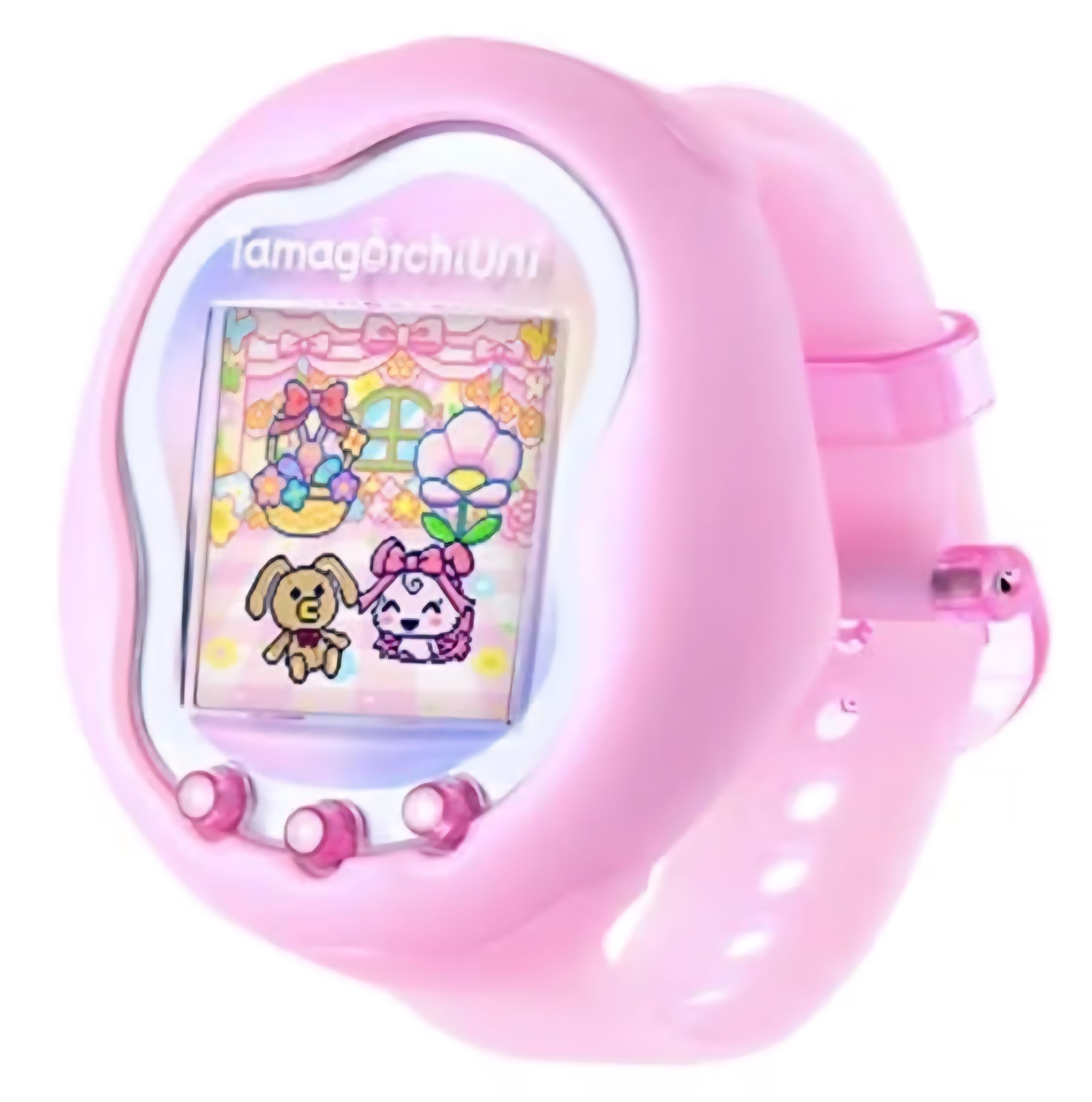 たまごっちユニ Tamagotchi Uni プリズムホワイト、オーロラピンク Amazon | Tama gotchi Uni Aurora Pink Prism White たま ごっち ユニ