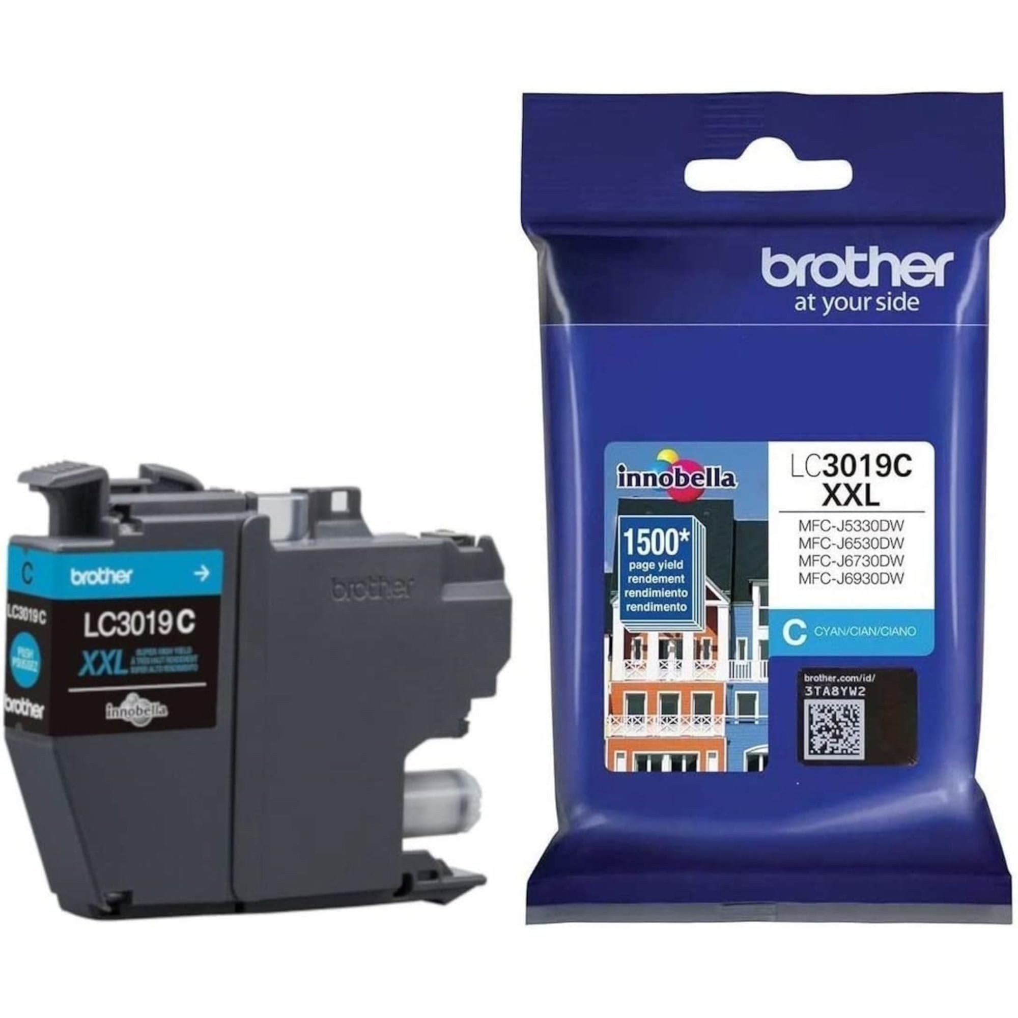 Brother LC3019BK cartuccia d'inchiostro nero ad alta resa Ciano ad alta resa. - Ciano