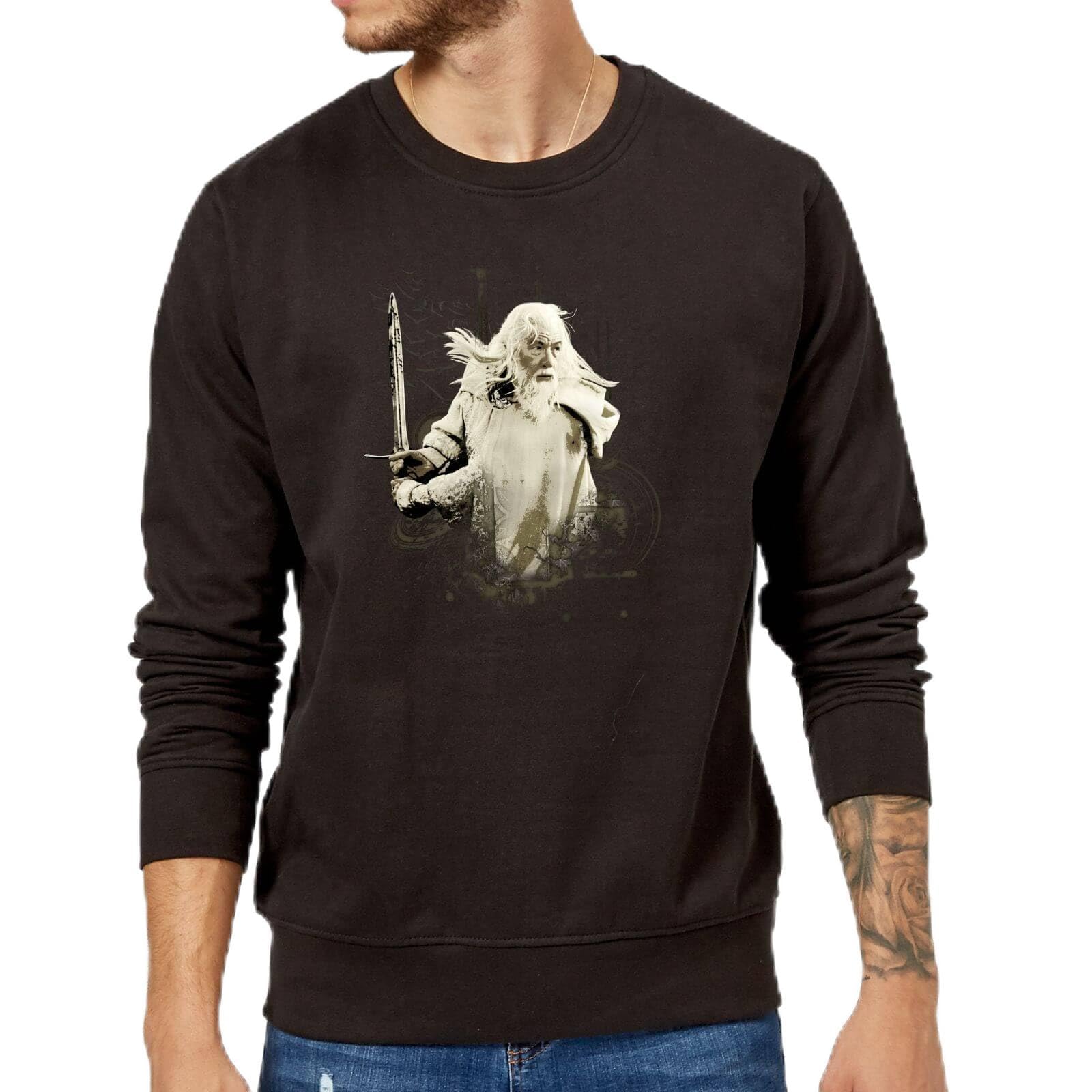 Zavvi Unisex Black The Lord Of The Rings Gandalf Sweatshirt - L