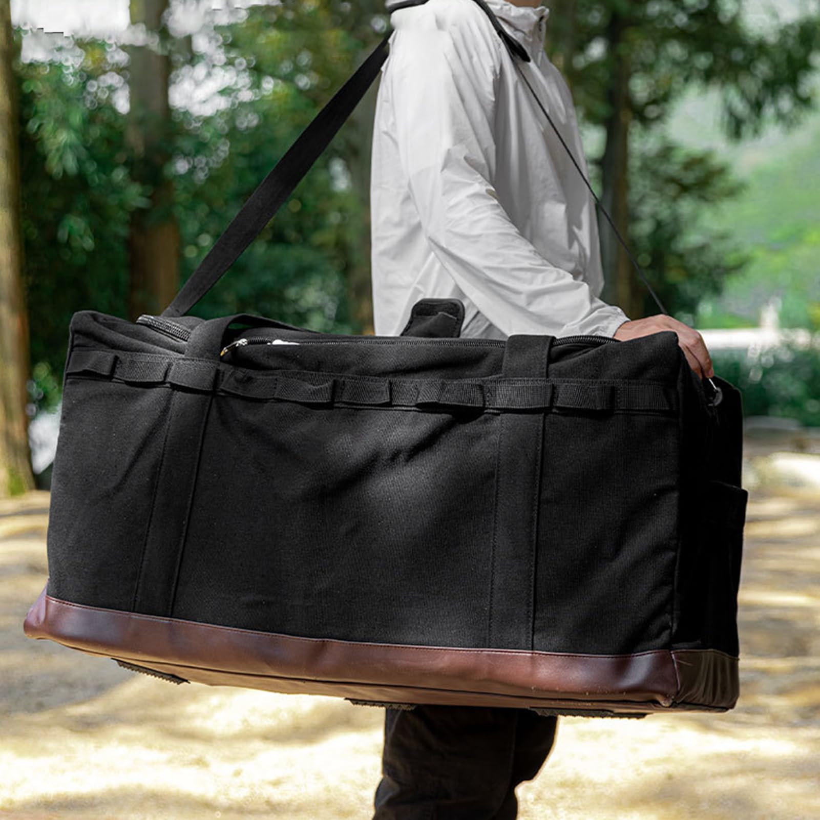 Borse da campeggio – Borsa portaoggetti per utensili da cucina per campeggio, sacco impermeabile, borsa per accessori da cucina all'aperto, 75 x 40 x 40 cm, di grande capacità, impermeabile, astuccio