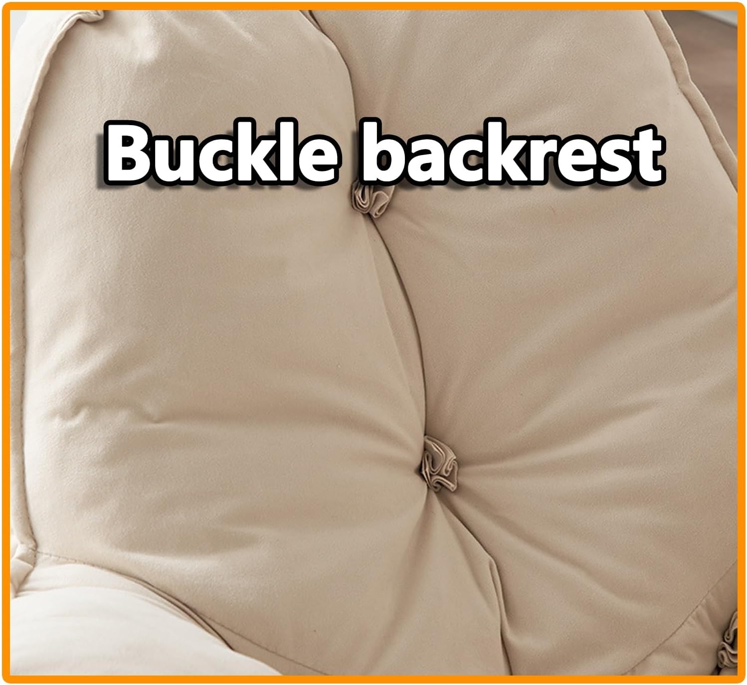 Patio Rocking Chair, Patio Chair Indoor & Outdoor Rocking Chair,Rocking Chair, with Thick Padded Cushion and Wood Legs,for Front Porch, Living Room, Patio, Garden, Yard