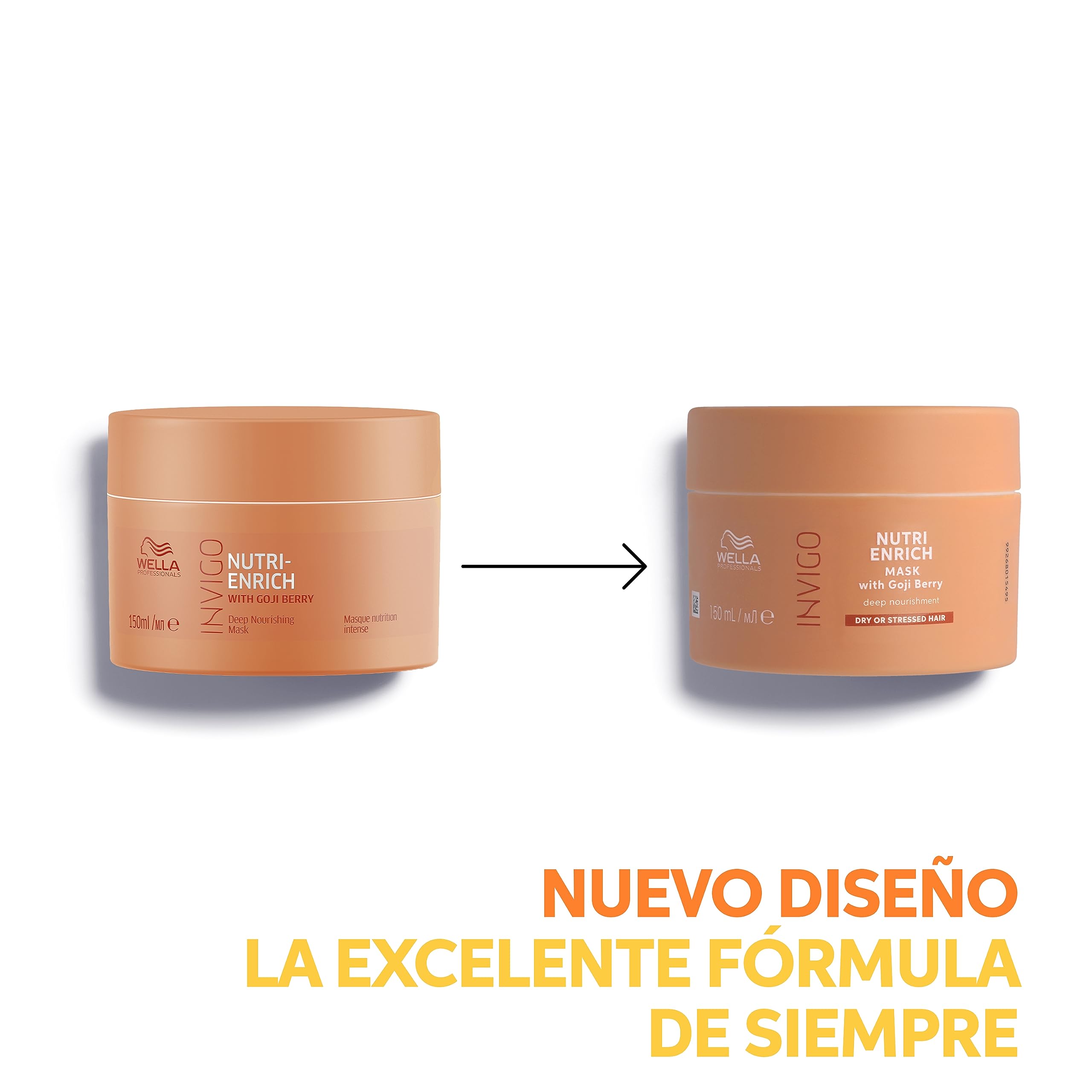 Wella Professionals Invigo Nutri-Enrich Mascarilla Nutrición e Hidratación Profunda Cabello Seco y Dañado Vitamina E
