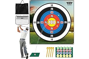 TOY Life Outdoor Chipping Golf Practice Mats for Adults, Family, and Kids:...