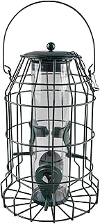 Windhager Vogelfuttersilo mit Räuberschutz, Vogelhaus, Futterhaus für Vögel, Vogelhäuschen, Vogelfutterstation zum Aufhängen, Vogel-Silo, 06514, Anthrazit product image
