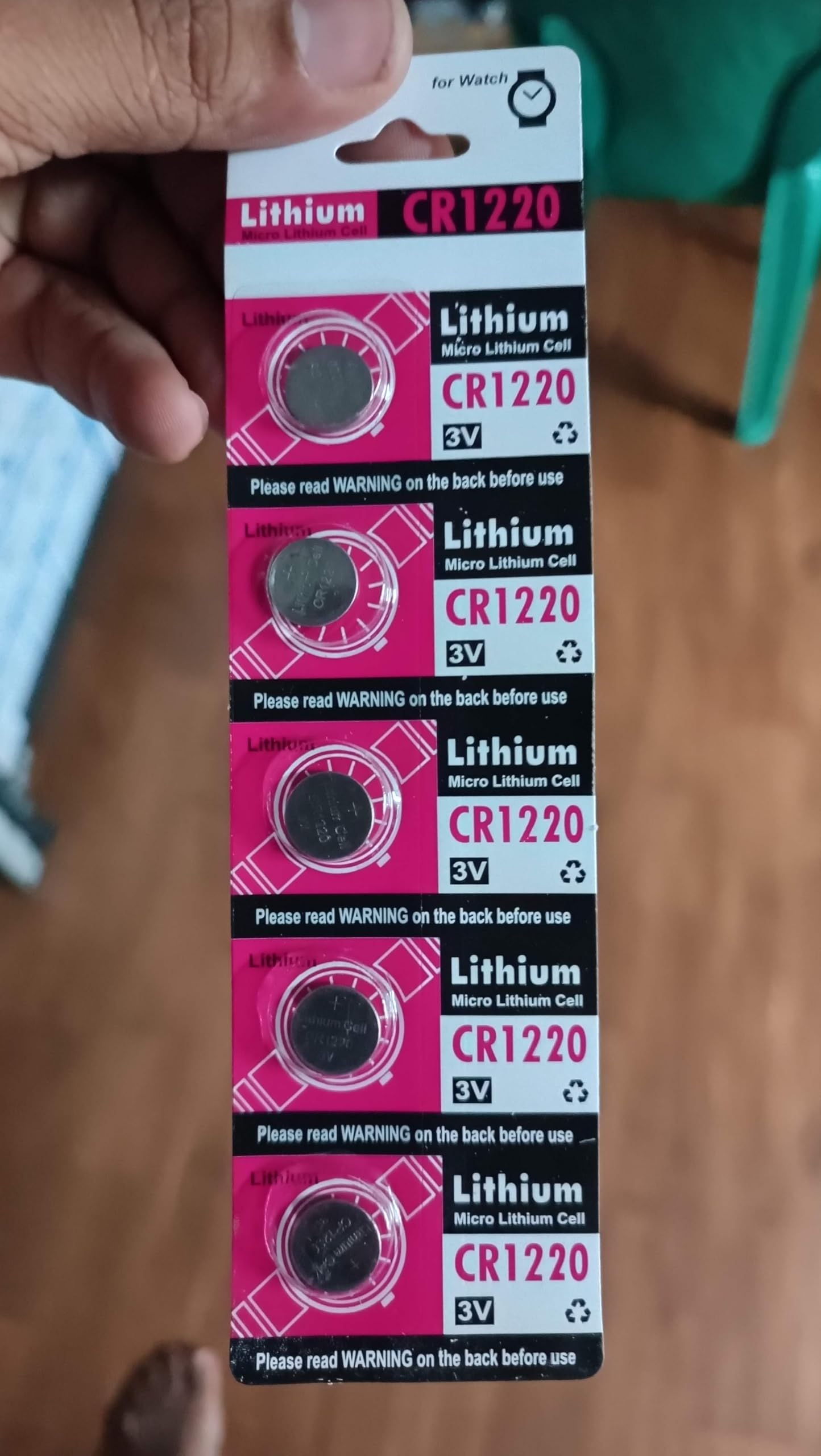 Dvr Battery CR1220 3V Lithium Coin Cell Batteries, Pack of 5, Watch and DVR  Compatible : Amazon.in: Electronics