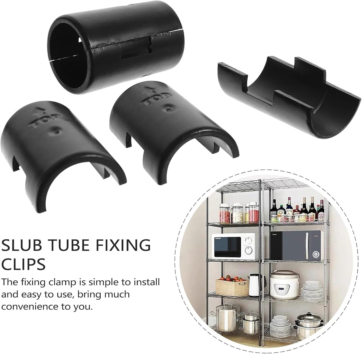 250 Pairs Wire Shelf Clips Plastic Lock Brackets Fixing Clamps Fasteners Post Sleeves Shelving Accessories Hardware Home