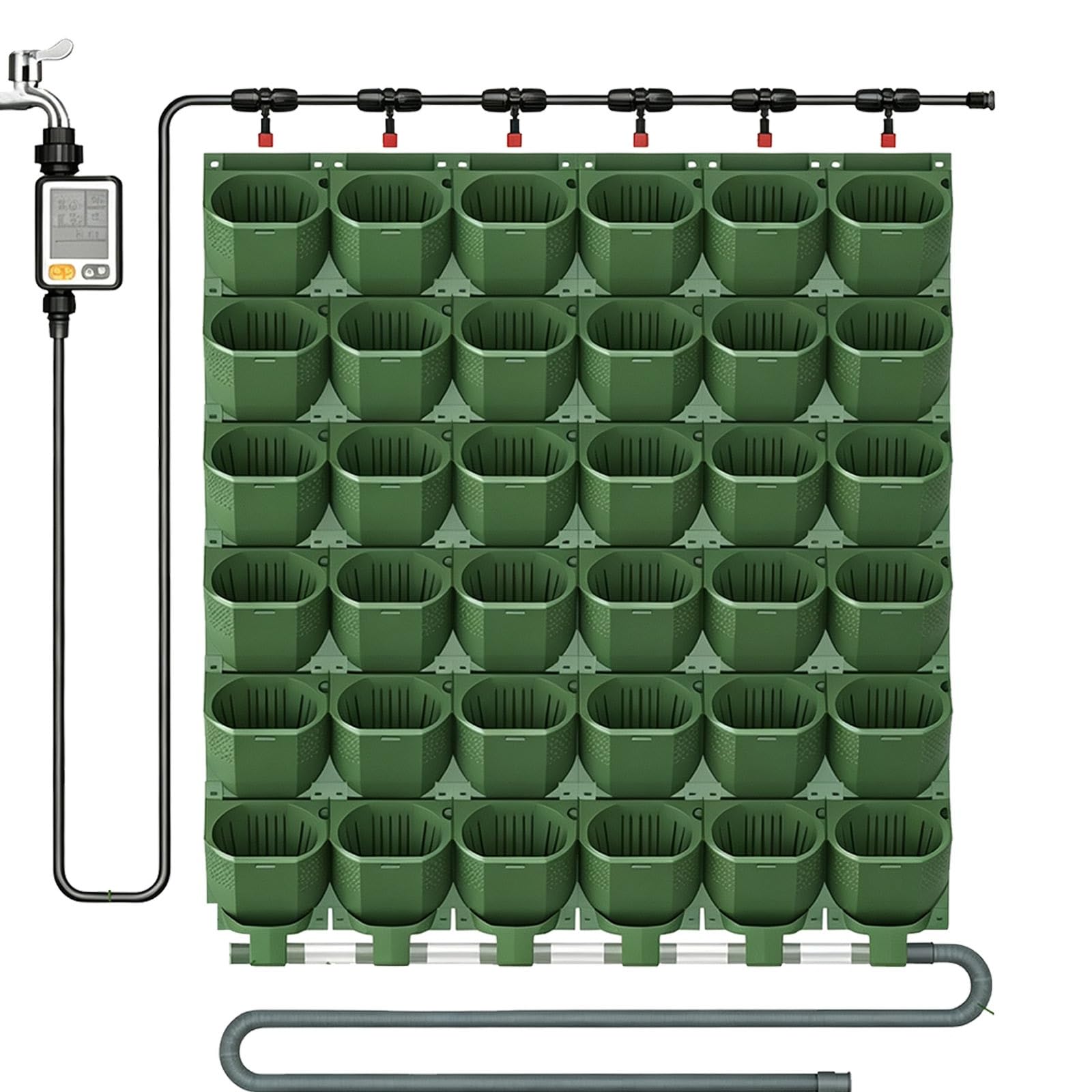Xenmekrx Vertical Garden Wall Planter Modular Watering