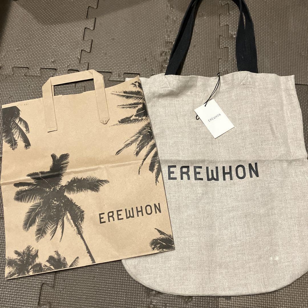 EREWHON エレウォン エコバッグ 生成りキャンバス EREWHON エレウォン エコバッグ 生成りキャンバス バッグ