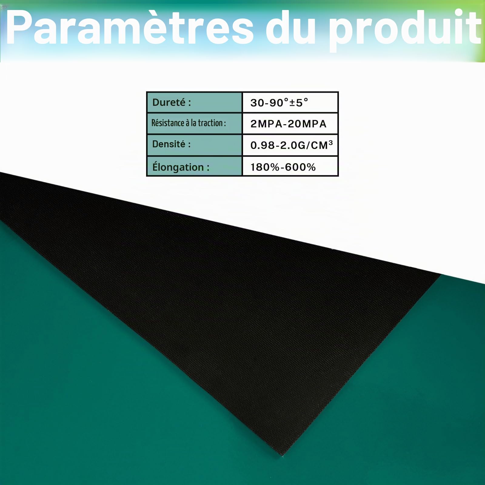 bimiti Tapis de table à souder haute température, 3 m x 60 cm, tapis de table antistatique, tapis ESD pour fer à souder, travail électronique sensible