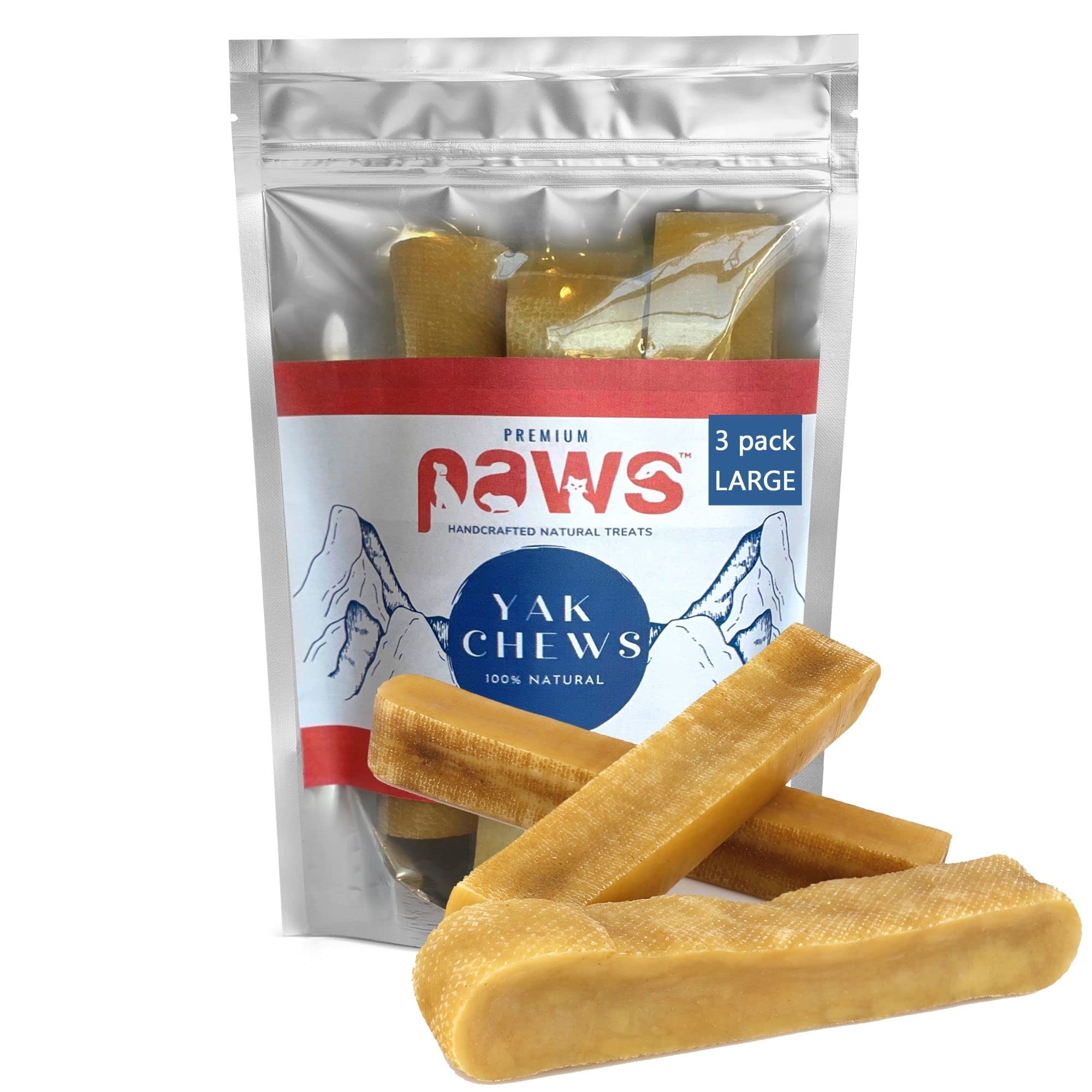 Buy Himalayan Dog Chew Large, 3 Pack Yak Cheese Dog Chews. Natural