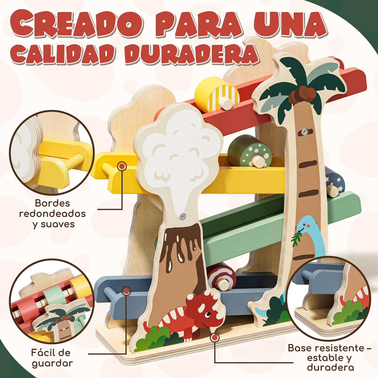 Lehoo Castle Juguetes Montessori 1 Años, Juguetes de Madera, Juguetes Bebe 1 Año, Regalo Niño 1 2 3 Años