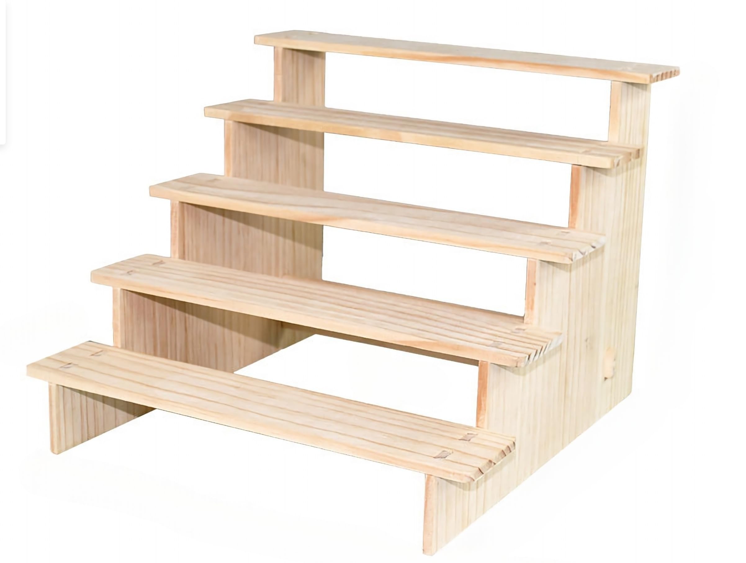 階段ダンス（上の階段部分のみ）　他商品とセット Amazon.co.jp: Rowaica ディスプレイスタンド 木製 ナチュラル 卓上