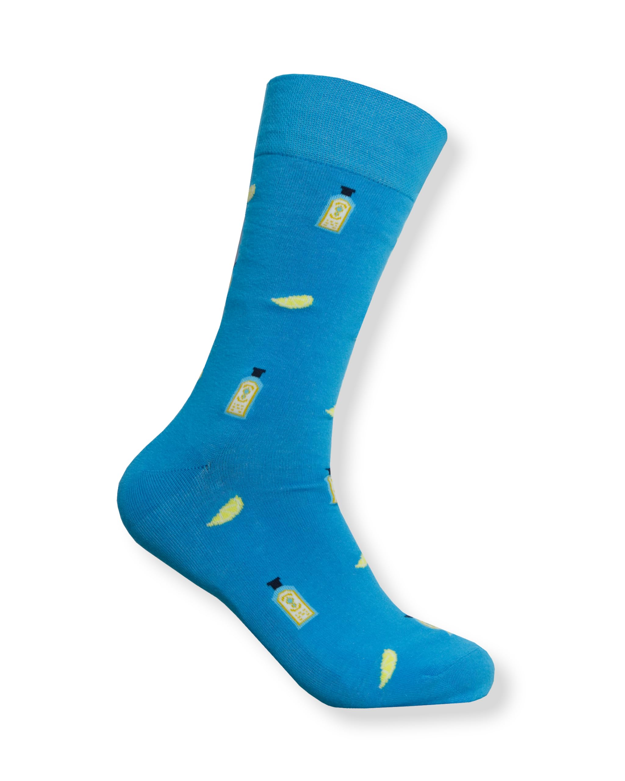Tartan Studio Gin & Tonic Socks | UK10-12 Fun Gift for Him Her