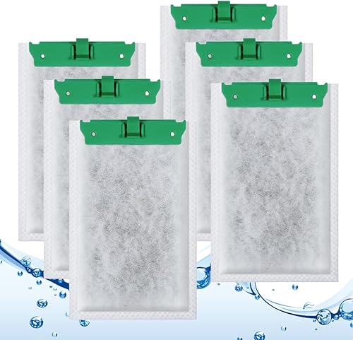 Miniatura 9 de Cartucho de filtro de acuario compatible con filtros de alimentación Tetra Whisper Bio-Bag, cartuchos de filtro de repuesto para cartuchos Tetra