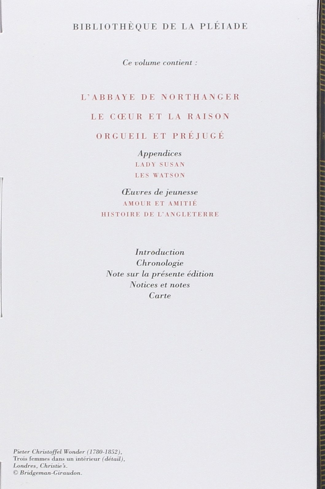 Jane Austen : Oeuvres romanesques complètes, tome 1