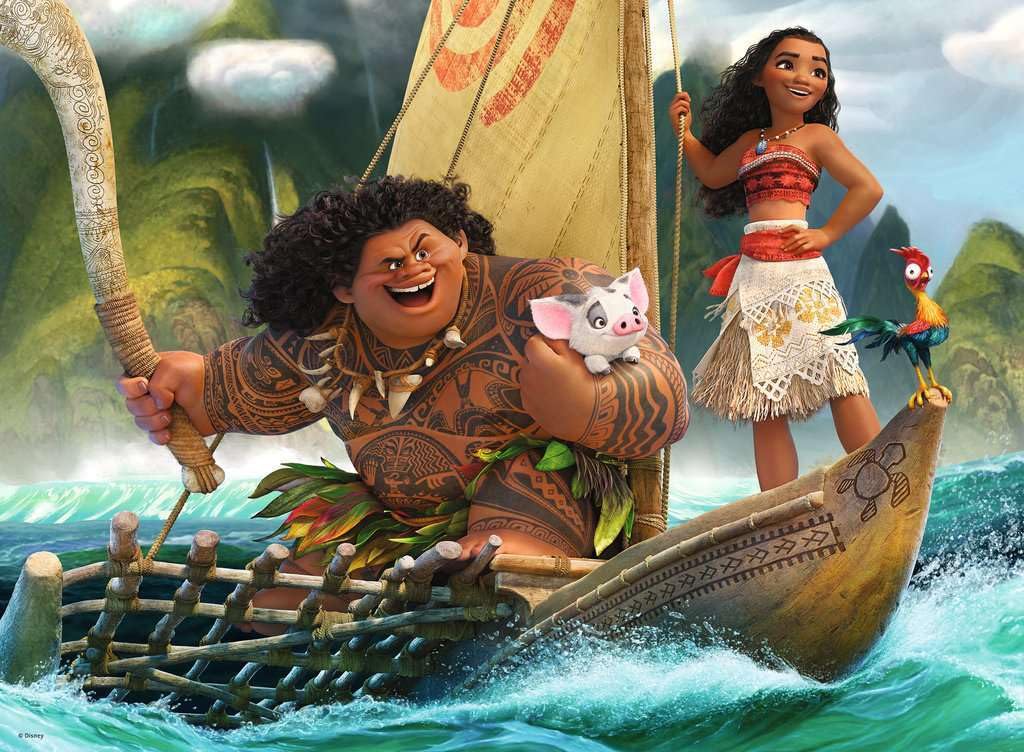 Ravensburger (109432) - 100 Parça Puzzle Wd, Moana : Amazon.com.tr