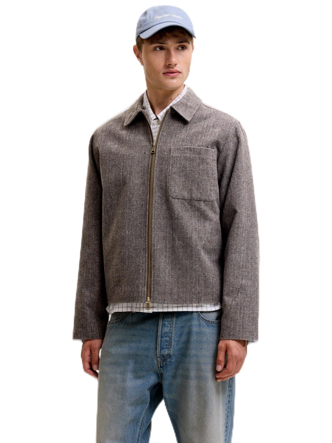 Jacke | Regular Fit, Gestreift, Langarm, Kurz, Outdoor, Bei max. 30°C im schongang waschen