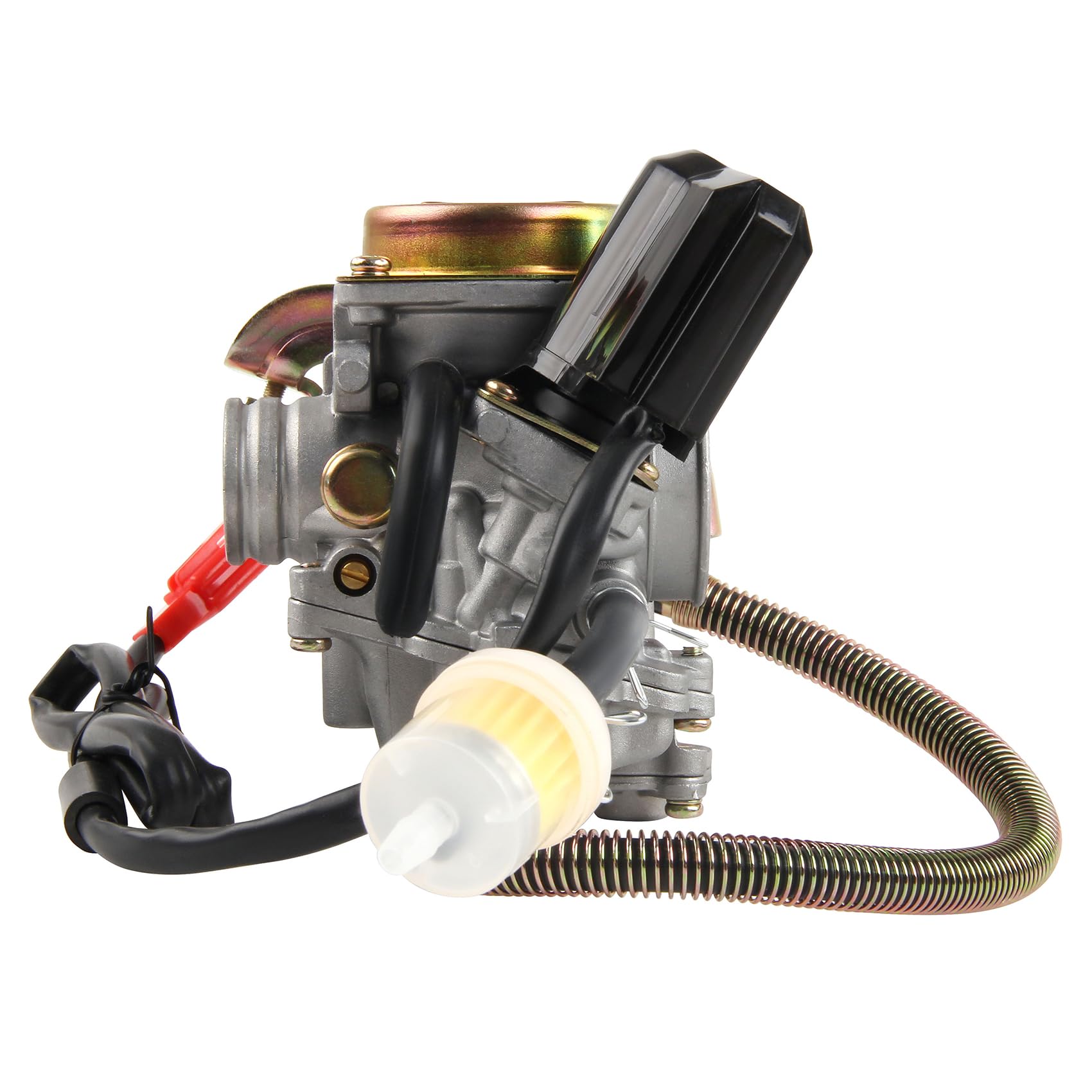 Carburatore GOOFIT PD18J con Starter Elettrico per Scooter Cinesi 4 Tempi GY6 49cc 50cc 139QMA 139QMB Taotao