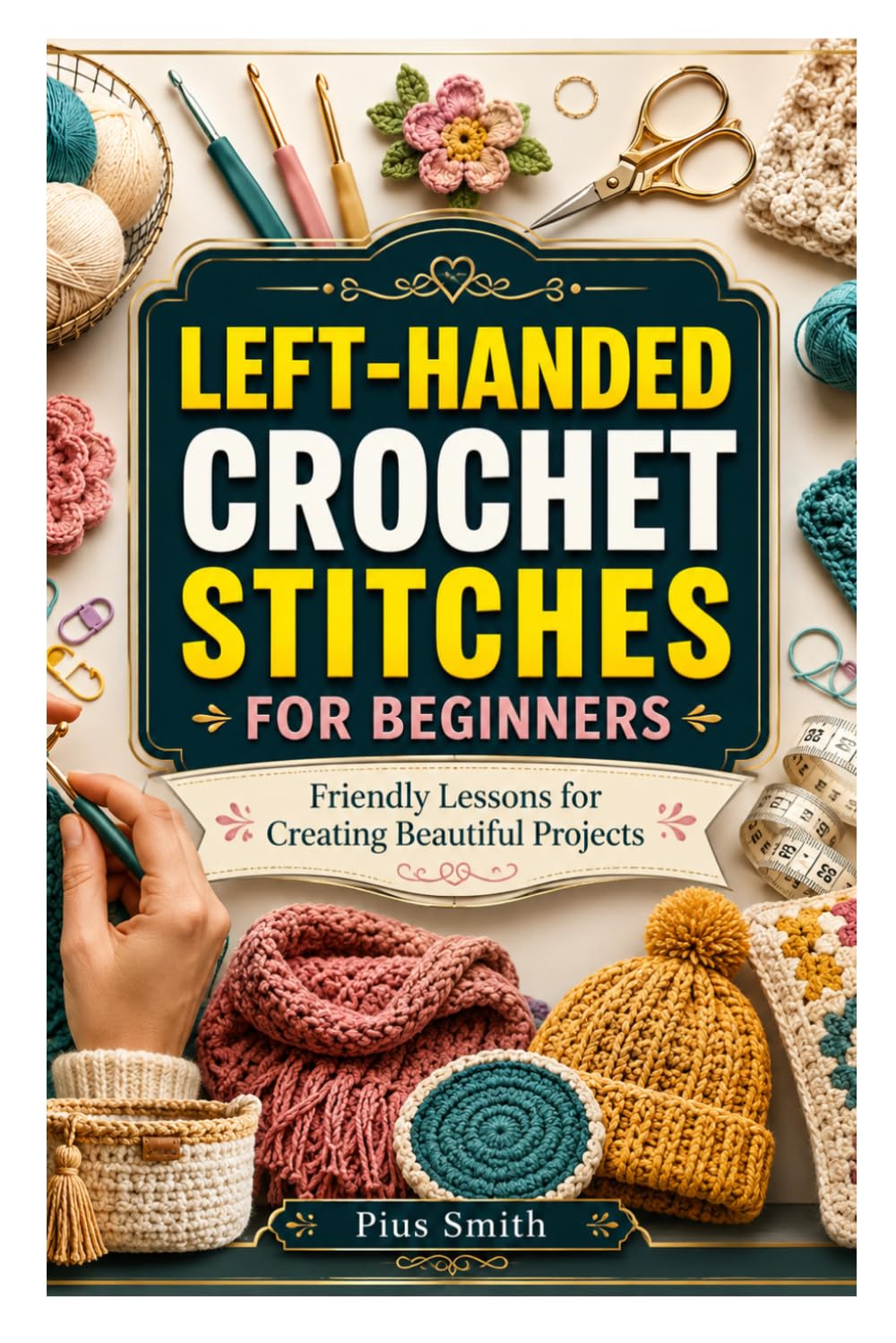 LEFT-HANDED CROCHET STITCHES FOR BEGINNERS: Friendly Lessons for Creating Beautiful Projects