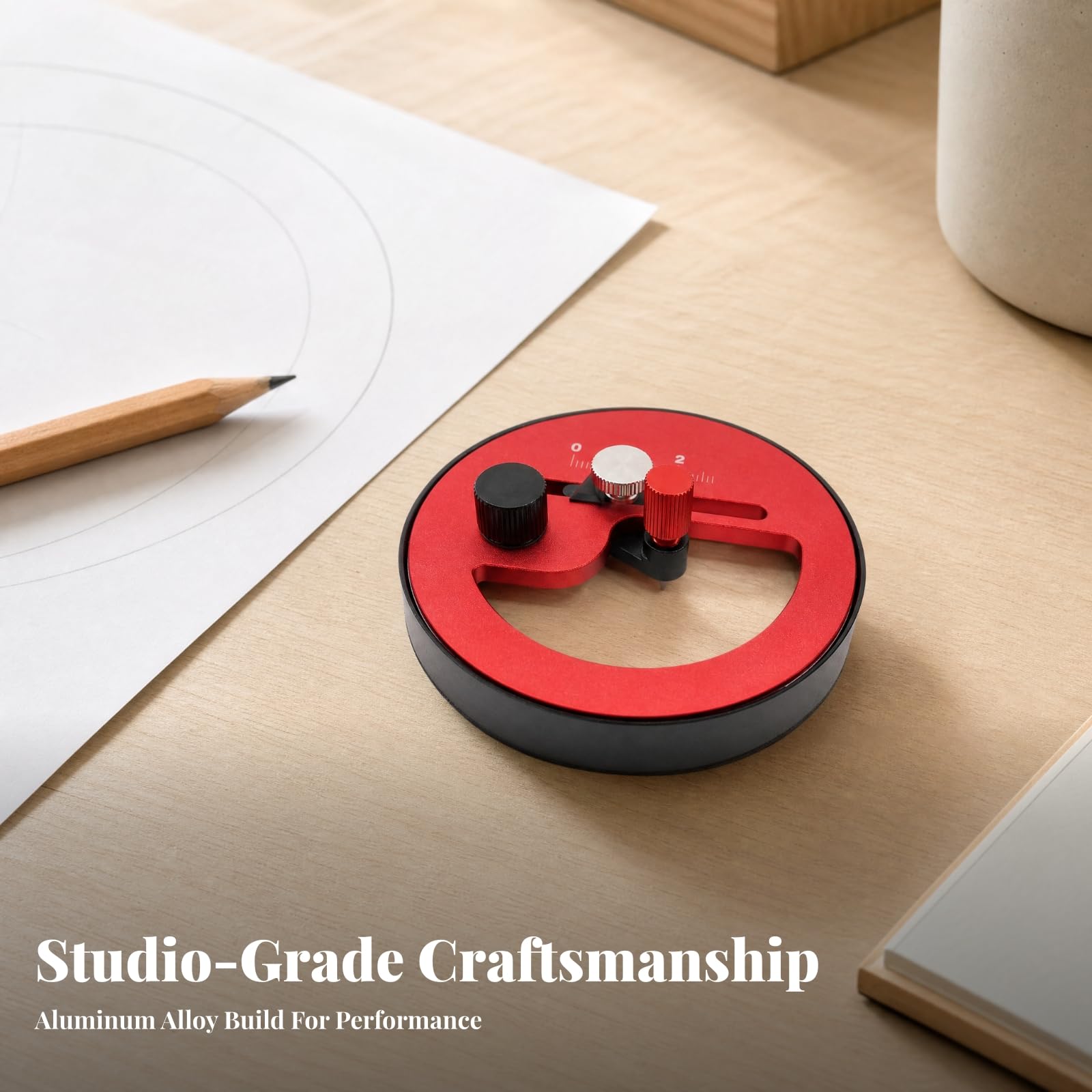 Cuchillo Circular Círculos table Cuchillo Circular Circular con Lámina Triangular Manual para Scrabookers, Maquetismo