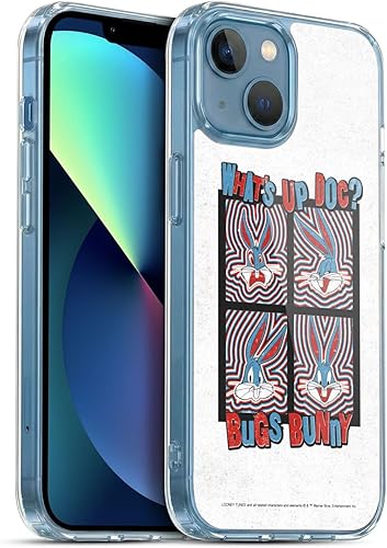 Miniatura 224 de Head Case Designs Funda de gel suave con licencia oficial de Looney Tunes Retro Bugs Bunny compatible con Apple iPhone 11 Pro Max Retro,Blanco y