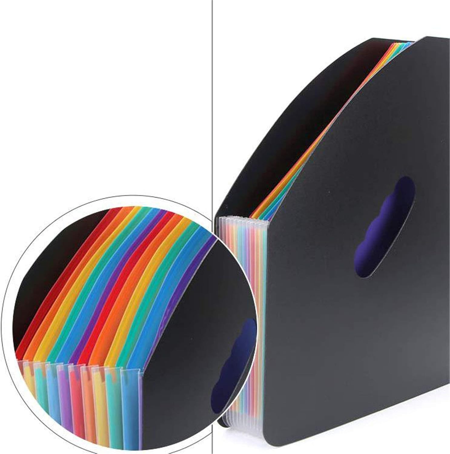 ドキュメントスタンド ポータブルポケット多色アコーディオンファイル