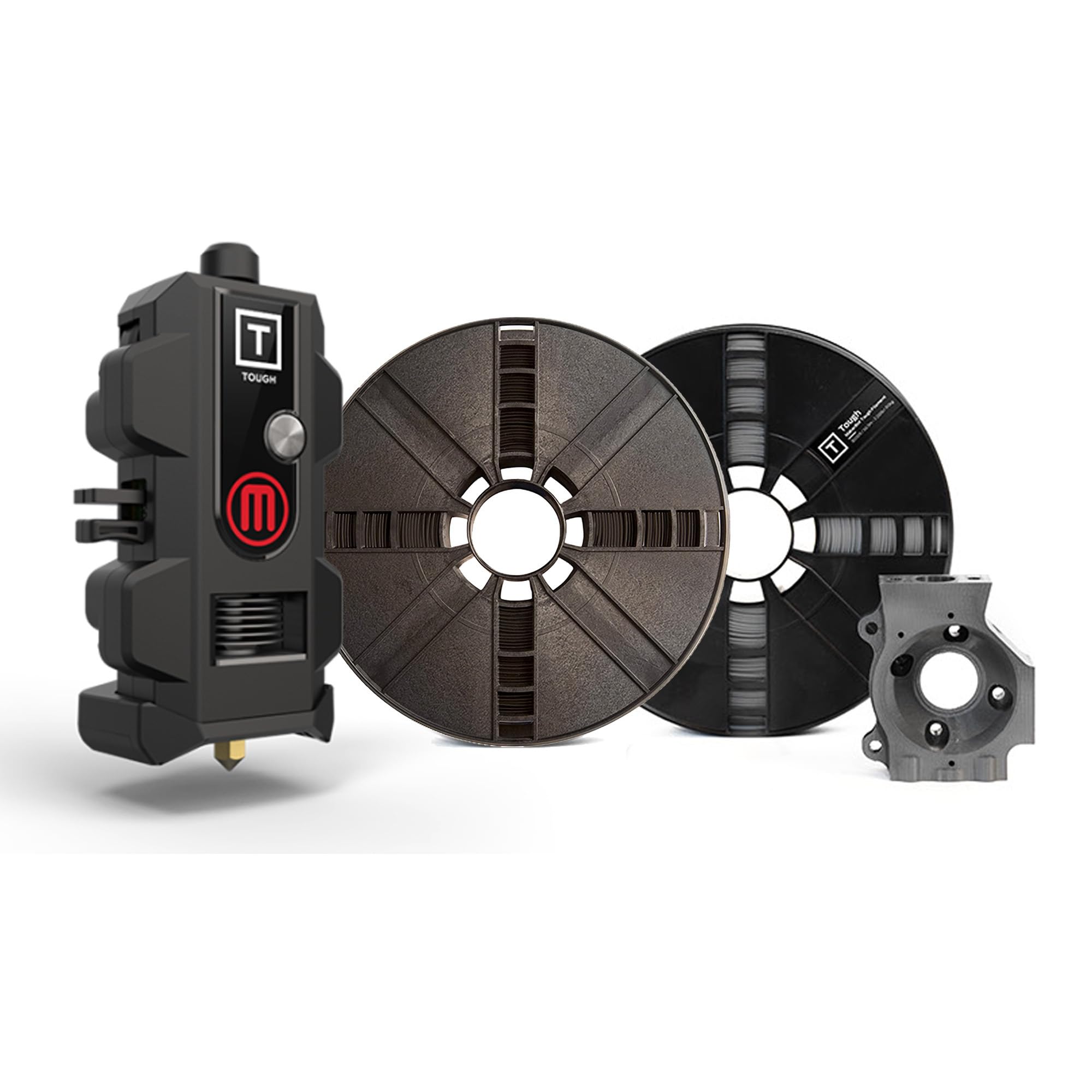 MakerBot MP08325 Tough Smart Extruder Plus for Replicator Plus Bundle with MP06997 3D Printing Filament Spool and PLA 3D Printing Filament Large Spool