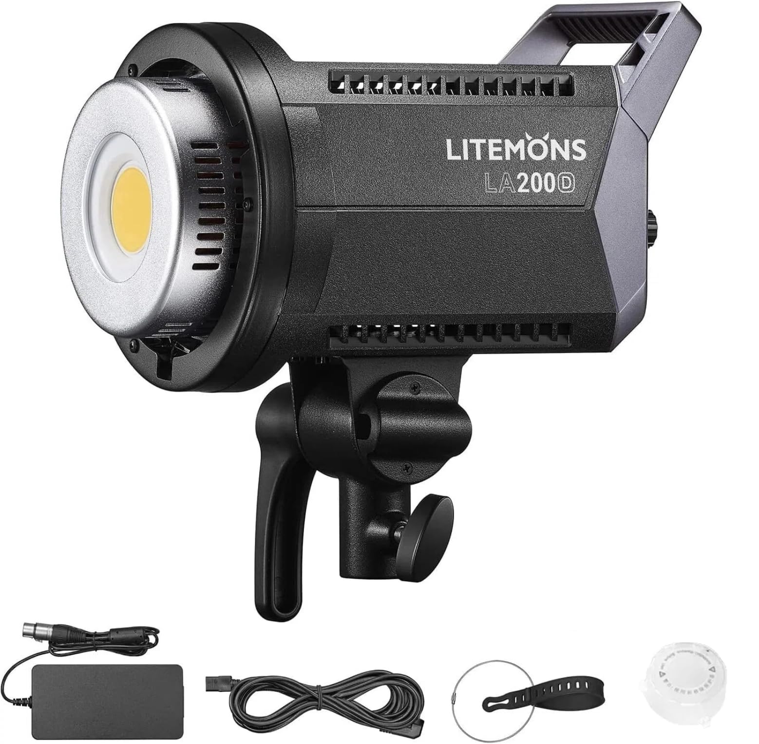GODOX Litmons LED撮影ライト LA200D Amazon.com : Godox LA200D LED Video Light, 200W 101000LUX@1M