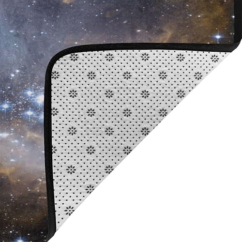 Miniatura 5 de Alfombras de área lavables con cielo estrellado universo mágico galaxia nebulosa estrellas del océano alfombras suaves y grandes alfombra
