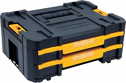 Miniatura 9 de DeWALT TSTAK DWST17803 1-Tier Chest Tool Box, Storage Case, Tool Box, Drawer Type, Stacking Storage, Detachable Case with Lid