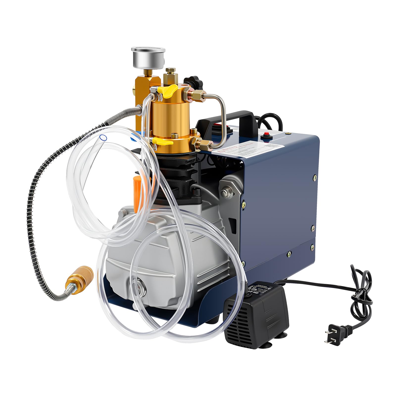 Bomba de aire eléctrica PCP para paintball - Compresor de alta presión 4500 Psi 300 bar - 2800 RPM